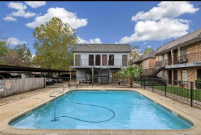 Chic 2B fast Wi-Fi & Free Parking Near Downtown, IAH & PASS Program